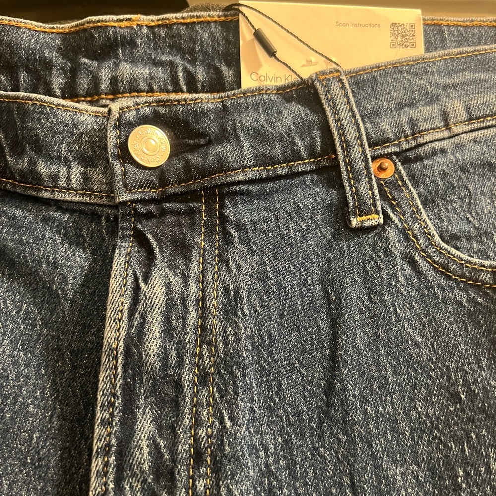 Men’s calvin Klein nwt jeans size 36x30 standard blue - Picture 7 of 8